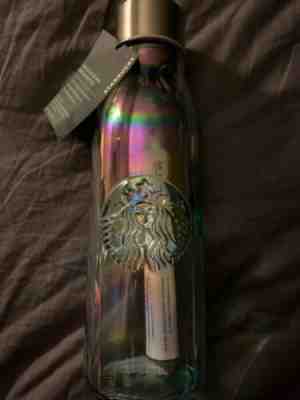 NEW Starbucks Recycled Glass Water Bottle Rainbow Iridescent Holiday 2019 LE - Sold on eBay Dec, 29th 2019 for $23.90