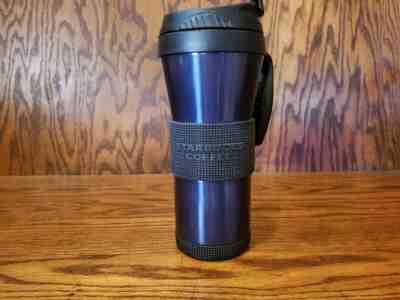 Starbucks Stainless Steel Tumbler 16 oz  2006 Rubber Grip and Handle Excellent - Sold on eBay Dec, 29th 2019 for $30.00