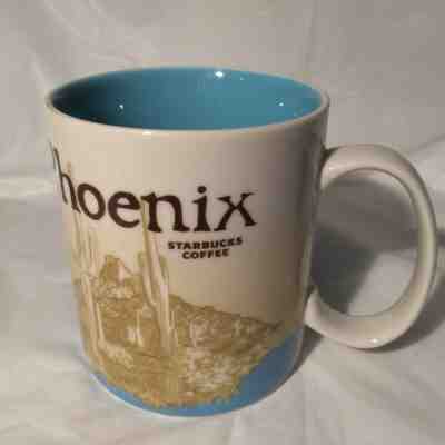 Starbucks Collector Series City Coffee Mug 16 oz Tea Cup Phoenix AZ Icon 2012 - Sold on eBay Dec, 29th 2019 for $22.00