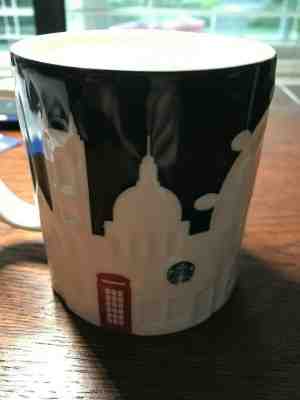 NEW Starbucks City Mug Collector's Series - London Relief Red Phone Box edition - Sold on eBay Dec, 29th 2019 for $44.99