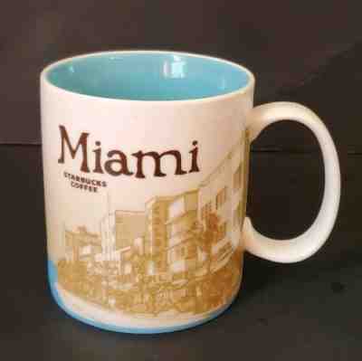 Starbucks Coffee Mug 2012 Miami Global Icon Series South Beach Ocean Dr Florida - Sold on eBay Dec, 29th 2019 for $17.99