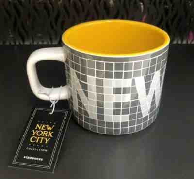 Starbucks Coffee New York City Collection Mug Cup Subway Tile Wall 2019 NYC NEW - Sold on eBay Dec, 29th 2019 for $29.95