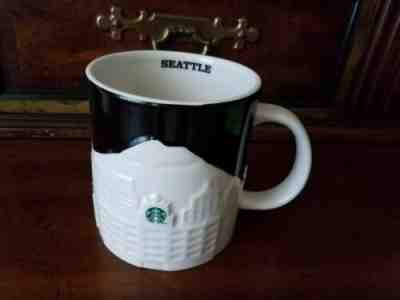 Starbucks "Skyline Relief" Collection / SEATTLE / RETIRED / City Mug - EC - Sold on eBay Dec, 29th 2019 for $25.50