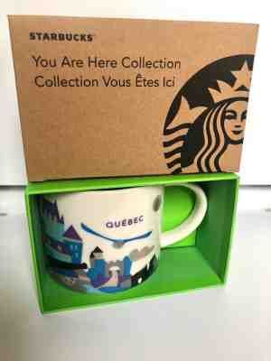 Starbucks QUEBEC Canada You Are Here (YAH) 14oz Mug Cup 2017 NEW IN BOX