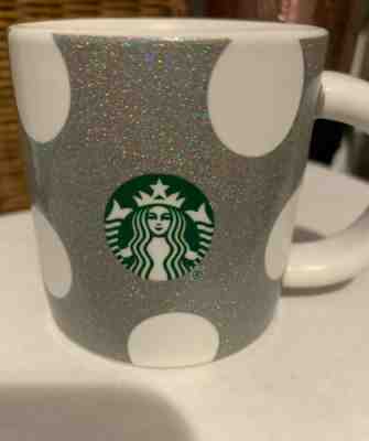 NEW Starbucks Holiday 2019 Silver Polka Dots 3 fl oz Small Mug Espresso Shot - Sold on eBay Dec, 29th 2019 for $21.99