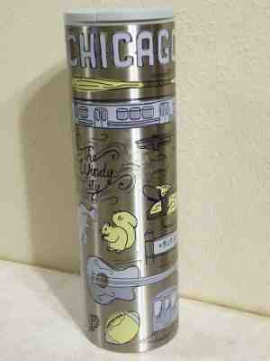 NEW Starbucks  Been There Series CHICAGO 16oz Stainless Steel Slim Tumbler - Sold on eBay Dec, 29th 2019 for $39.99
