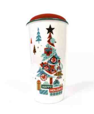 Starbucks Disney Parks Happy Holidays Tumbler Mug Cup 12oz - Sold on eBay Dec, 29th 2019 for $25.00