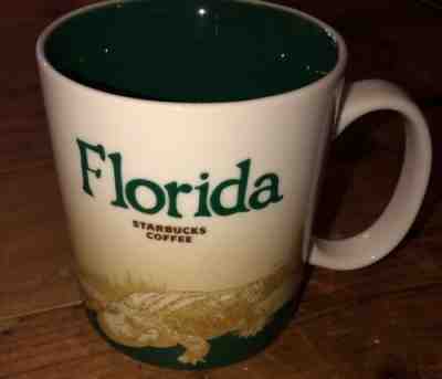 Starbucks Florida Alligator Coffee Mug Cup Tea 16 Oz Global Icon Collection 2011 - Sold on eBay Dec, 29th 2019 for $29.99