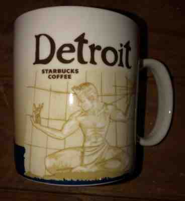 Starbucks Coffee 2011 Global Icon Collector Series DETROIT Mug 16 oz  - Sold on eBay Dec, 29th 2019 for $49.99