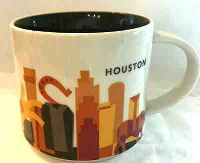 Starbucks You Are Here Houston Collectors Mug 14 oz  2015  - Sold on eBay Dec, 29th 2019 for $19.99