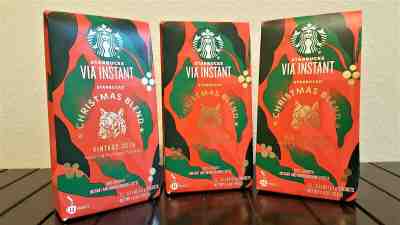 Starbucks Via Christmas Blend 2019 Instant Coffee Lot/Set ?? Great Deal - Sold on eBay Dec, 29th 2019 for $45.00