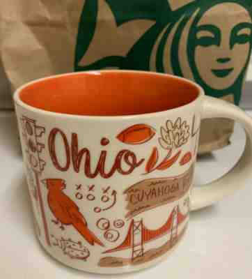 Starbucks Been There Series Collection Ohio Coffee Mug 14 oz  Fast Ship! - Sold on eBay Dec, 29th 2019 for $18.99