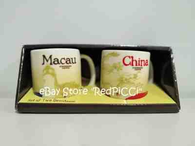 Starbucks CHINA MACAU Demitasse Mini Mug - Set of 2 - Sold on eBay Dec, 29th 2019 for $33.90