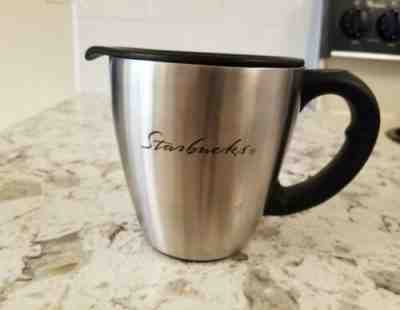 Vintage Starbucks Stainless Steel 12 oz Barista Travel Mug with Lid - Sold on eBay Dec, 29th 2019 for $19.99