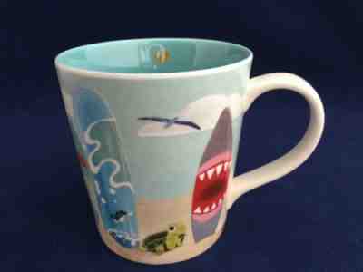 Hawaii 2010 STARBUCKS Shark Beach Surfboard Coffee Mug / Tea Cup - FREE SHIP! - Sold on eBay Dec, 29th 2019 for $29.99