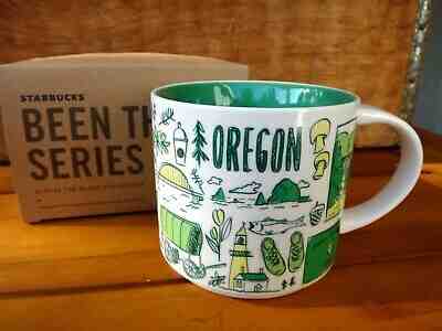 NEW~Starbucks 2018 Oregon Been There Series 14Oz. Cocoa Coffee Tea Mug - Sold on eBay Dec, 29th 2019 for $19.95
