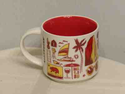 Starbucks Coffee Been There Series Mug CALIFORNIA Cup Redwoods Surf Grapes 14oz - Sold on eBay Dec, 29th 2019 for $19.99