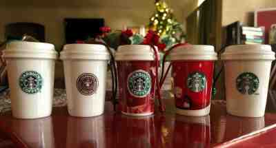 5 Starbucks To-Go Cup Ornaments Lot - all Different Ornaments - 2008/2011 - Sold on eBay Dec, 28th 2019 for $22.99