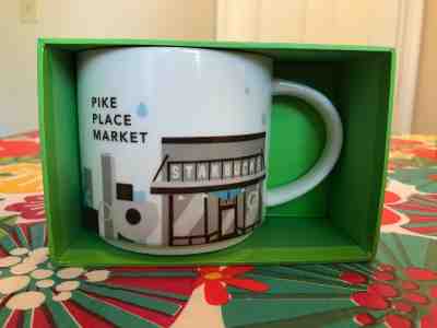 Starbucks Pike Place Market Coffee Mug - You Are Here Series - Sold on eBay Dec, 28th 2019 for $21.00