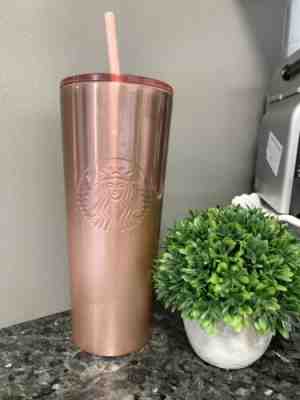 2019 Starbucks Holiday Sparkling Rose Gold Tumbler Pink Travel Cup Ombré Glitter - Sold on eBay Dec, 28th 2019 for $32.99