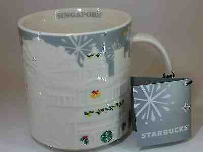 Starbucks  Mug  Singapore Relief Christmas Country Collector Coffee Cup 16 Oz - Sold on eBay Dec, 28th 2019 for $34.00