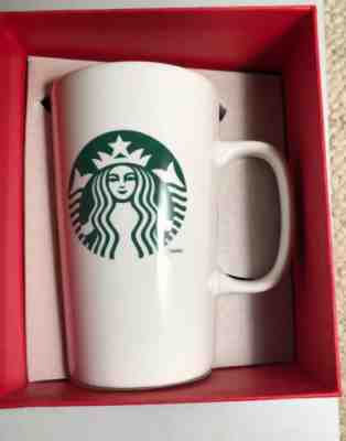 2014 Starbucks 16oz Mermaid Siren Logo Tall Coffee Ceramic Cup Mug New w/box - Sold on eBay Dec, 28th 2019 for $25.99