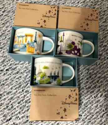 Disney’s Hollywood Studios Epcot Magic Kingdom You Are Here Starbucks Mug. - Sold on eBay Dec, 28th 2019 for $49.99