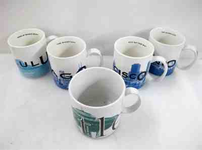 Starbucks Coffee Collector Mugs Chicago San Antonio San Francisco Seattle Hawaii - Sold on eBay Dec, 28th 2019 for $15.50