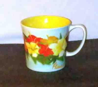 Starbucks 2010 Hawaii Hibiscus Flowers Bone China Collectible Coffee Tea Mug - Sold on eBay Dec, 28th 2019 for $24.99