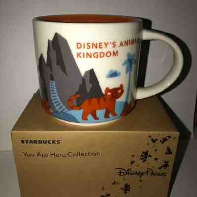 Starbucks Disney Animal Kingdom YAH You are Here 14 oz mug w/ box and SKU - Sold on eBay Dec, 28th 2019 for $49.99
