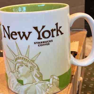 Starbucks Coffee Mug New York Global Idol City Collector Series 16 oz - Sold on eBay Dec, 28th 2019 for $22.00