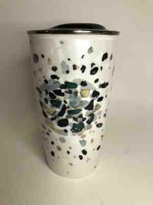 Starbucks Double Wall Ceramic Tumbler 2014 Dot Collection - Sold on eBay Dec, 28th 2019 for $27.50