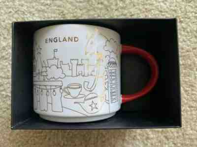Starbucks England You Are Here Mug Christmas Edition 14oz - Sold on eBay Dec, 28th 2019 for $29.90