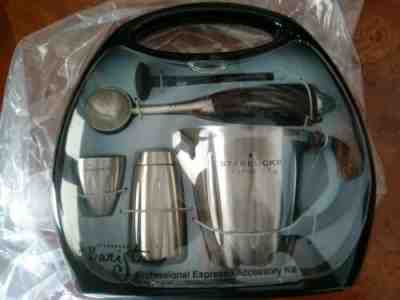 STARBUCKS BARISTA PROFESSIONAL ESPRESSO ACCESSORY KIT STAINLESS STEEL 5 PCS  - Sold on eBay Dec, 28th 2019 for $45.00