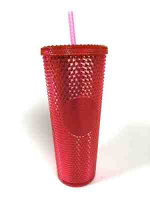 Starbucks Venti Pink Stud Tumbler Cup 2019 Holiday Christmas NEW - Sold on eBay Dec, 28th 2019 for $28.99