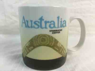 Starbucks Australia Collector Series 2015 16 fl oz Coffee Mug Glass Kangaroo - Sold on eBay Dec, 28th 2019 for $35.99