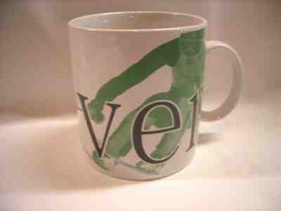 Starbucks Denver City Coffee Mug Cup 1994 Oversize Collector Series Skier - Sold on eBay Dec, 28th 2019 for $19.99