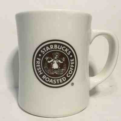 Starbucks Coffee Mug 16 oz Brown Logo Green Logo Split Tail Mermaid 2008  ZZ - Sold on eBay Dec, 28th 2019 for $22.79