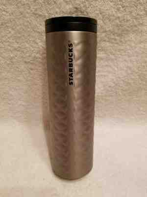 Starbucks 2015 Stainless Steel Quilted Tumbler 16oz NWT!!!  RARE!! HTF!  - Sold on eBay Dec, 28th 2019 for $33.00