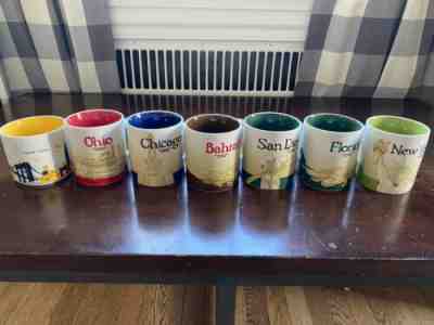 Starbucks global icon city collector mugs - Sold on eBay Dec, 28th 2019 for $30.00