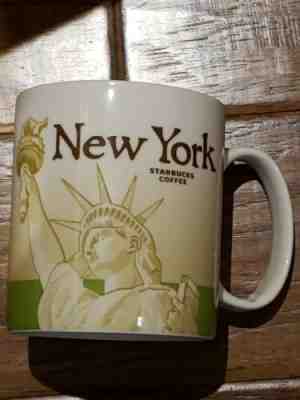 Starbucks 2010 New York City NY Statue of Liberty Collectible Mug 16 fl oz. - Sold on eBay Dec, 28th 2019 for $17.22