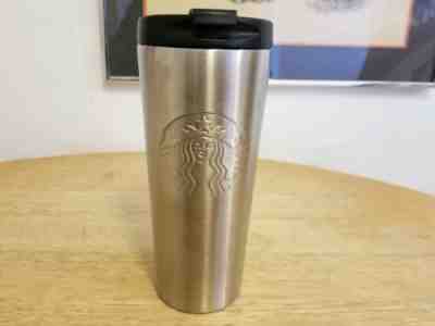Starbucks 2017 Stainless Steel Tumbler With Embossed Starbucks Logo, 16 oz.  - Sold on eBay Dec, 28th 2019 for $24.95