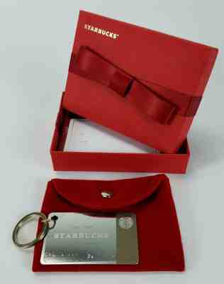 2014 STARBUCKS Sterling Silver .925 Gift Card Keychain with Box $0 Balance - Sold on eBay Dec, 28th 2019 for $185.22