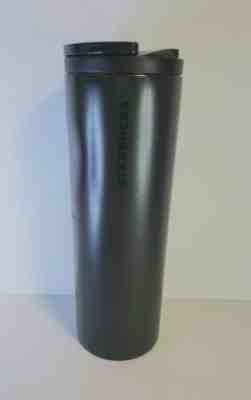 Starbucks 2015 Charcoal Gray Stainless Divot Travel Mug Tumbler 16 oz Swivel Lid - Sold on eBay Dec, 28th 2019 for $21.95