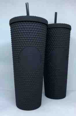 Starbucks Matte Black Limited Edition Studded Tumbler Cup 2019 24 oz - Sold on eBay Dec, 28th 2019 for $90.00