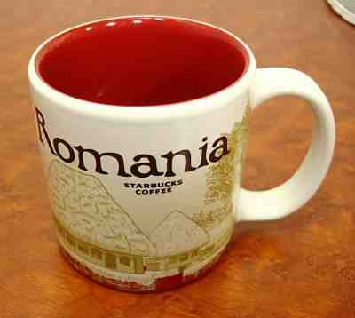 Starbucks Demitasse Romania 3 oz Cup Mug  - Sold on eBay Dec, 28th 2019 for $17.95