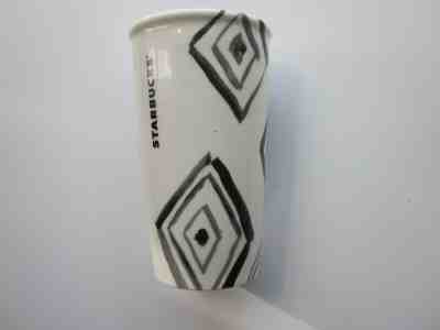 STARBUCKS CERAMIC DOUBLE WALL 10 oz. TRAVEL MUG - Sold on eBay Dec, 28th 2019 for $16.00