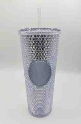 NEW STARBUCKS Silver Studded Cold Cup Tumbler WINTER HOLIDAY 2019 24 oz - Sold on eBay Dec, 27th 2019 for $25.88