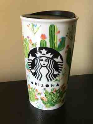 NEW Starbucks Arizona Limited Edition Double Wall Traveler Tumbler 12 oz  - Sold on eBay Dec, 27th 2019 for $41.99