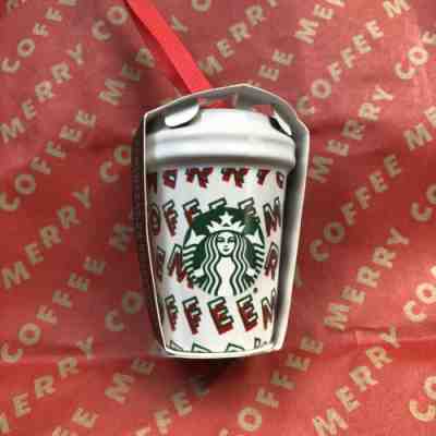 Starbucks Merry Coffee  2019 Ornament - Starbucks Christmas/ Holiday - Sold on eBay Dec, 27th 2019 for $16.50